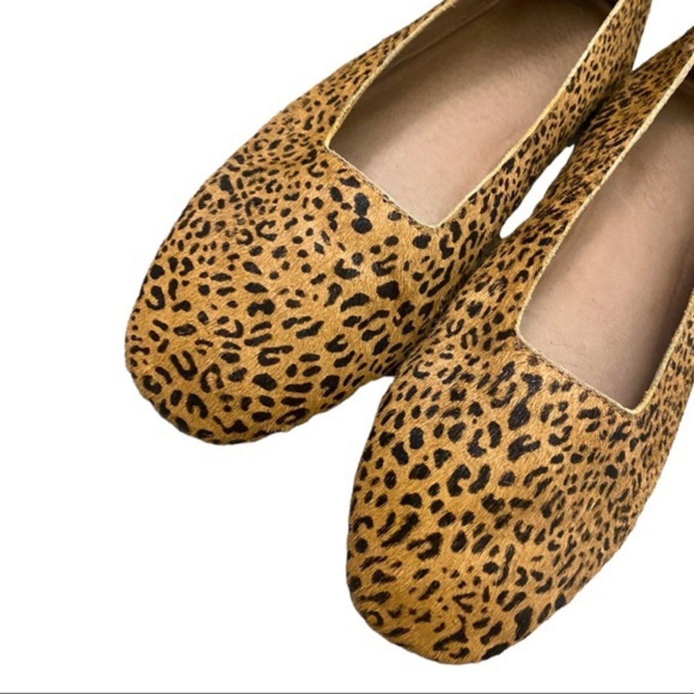 Madewell The Cory Flats Leopard Calf Hair size 7.5 Like New - Picture 8 of 12